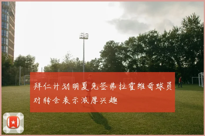 拜仁计划明夏免签弗拉霍维奇球员对转会表示浓厚兴趣